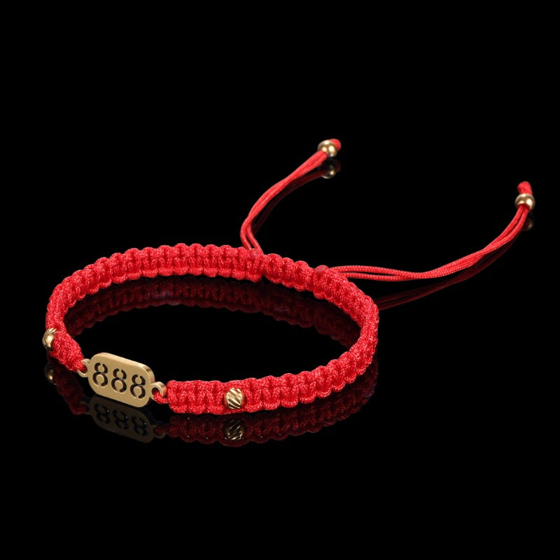 888 Wealth Luck Angel Number Bracelet