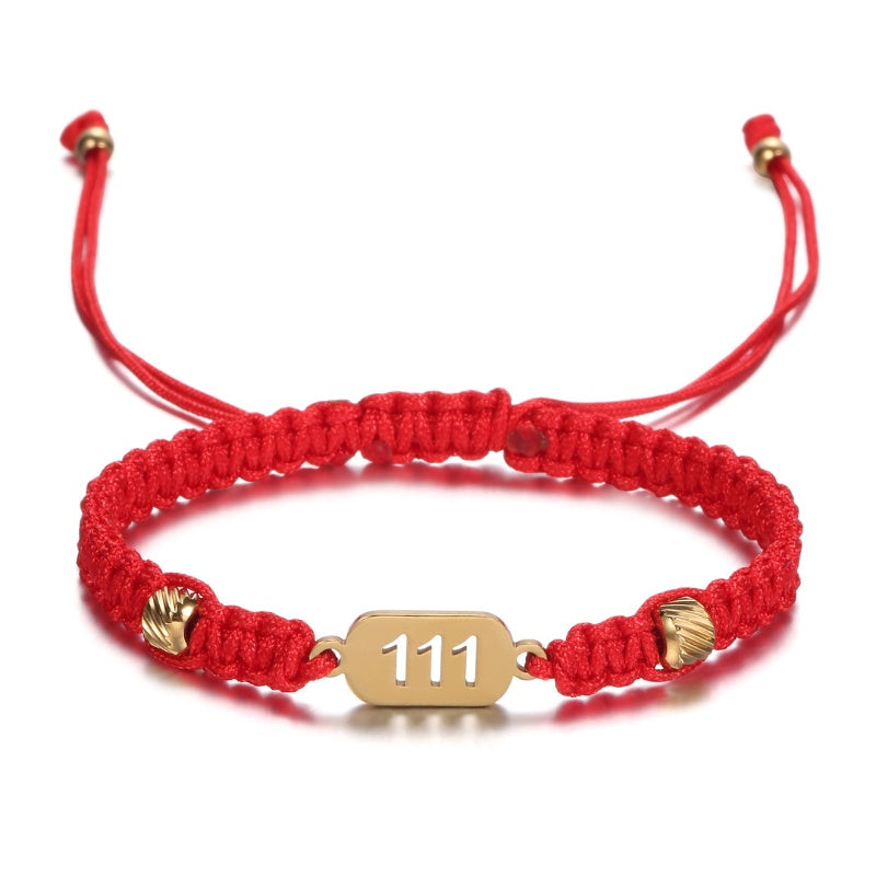 111 Divine Luck Angel Number Bracelet