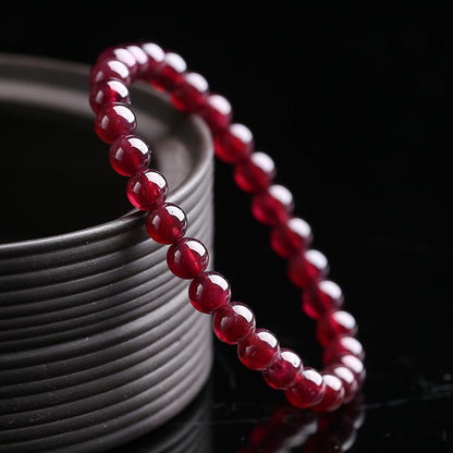 Red Garnet Stone Bracelet - Reignite Your Passion & Love