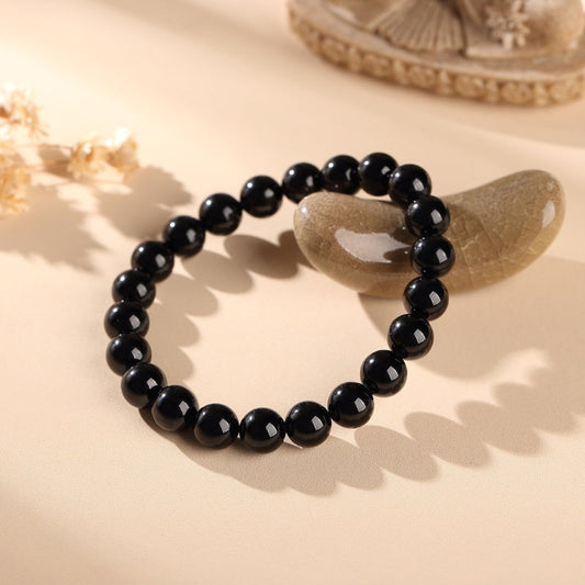Black Tourmaline Beads Protection Bracelet