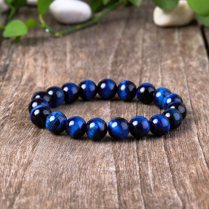 Blue Tiger's Eye Bracelet - Confidence & Creativity