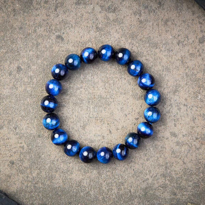 Blue Tiger's Eye Bracelet - Confidence & Creativity