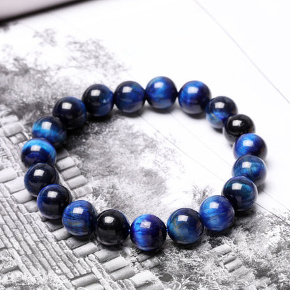 Blue Tiger's Eye Bracelet - Confidence & Creativity