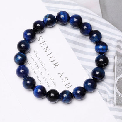 Blue Tiger's Eye Bracelet - Confidence & Creativity