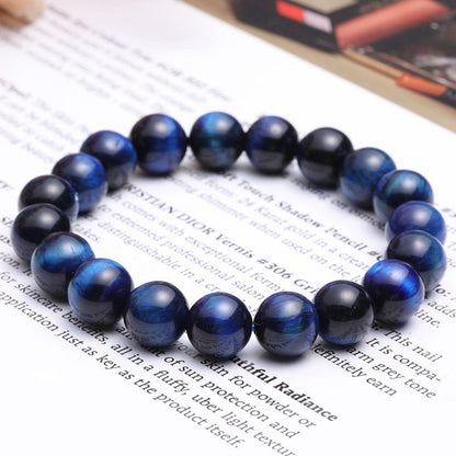 Blue Tiger's Eye Bracelet - Confidence & Creativity