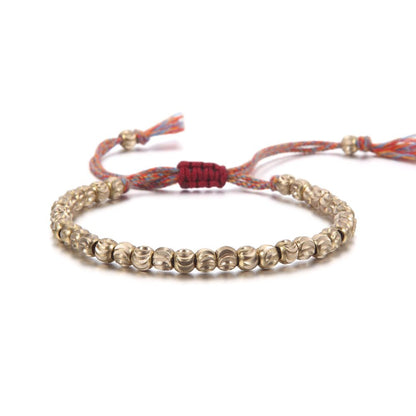 Copper Beads Tibetan Bracelet