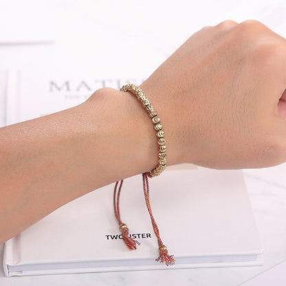 Copper Beads Tibetan Bracelet