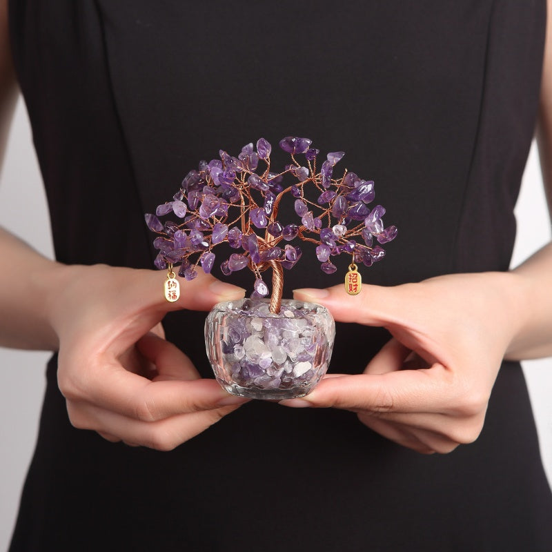 Feng Shui Amethyst Crystal Tree - Crystal Tree of Life