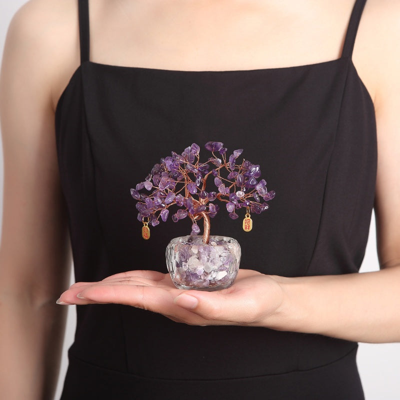 Feng Shui Amethyst Crystal Tree - Crystal Tree of Life