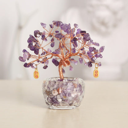 Feng Shui Amethyst Crystal Tree - Crystal Tree of Life
