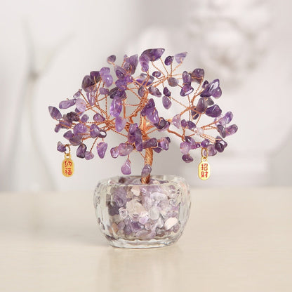 Feng Shui Amethyst Crystal Tree - Crystal Tree of Life