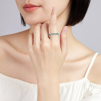 Green Jade Wealth Ring