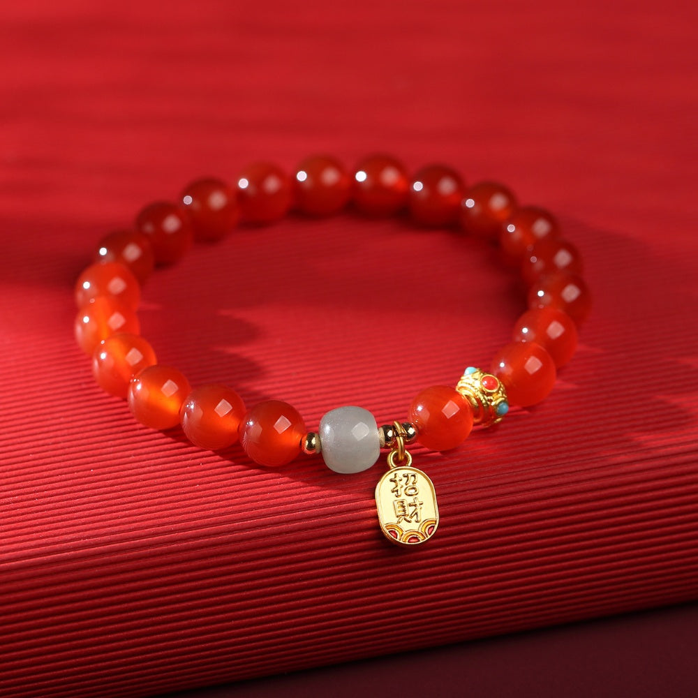 Red Agate Good Fortune Bracelet