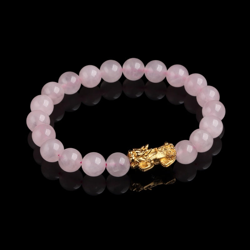Rose Quartz Pixiu Love & Abundance Bracelet