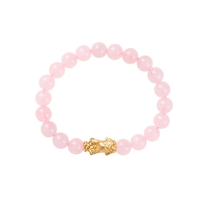 Rose Quartz Pixiu Love & Abundance Bracelet