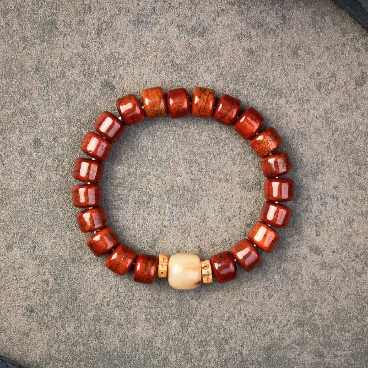 Tibetan Guardian Spirit Natural Yak Bone Bracelet